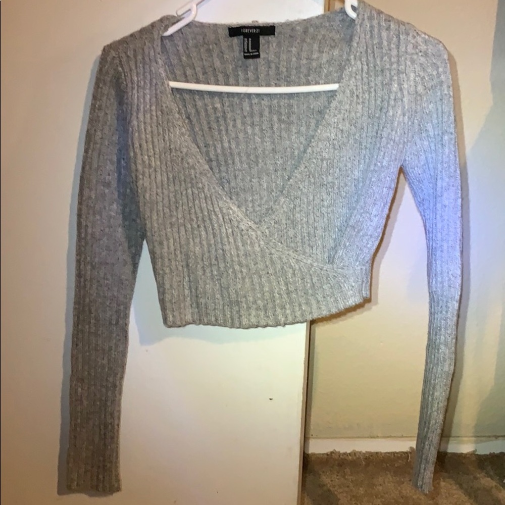 Crop sweater